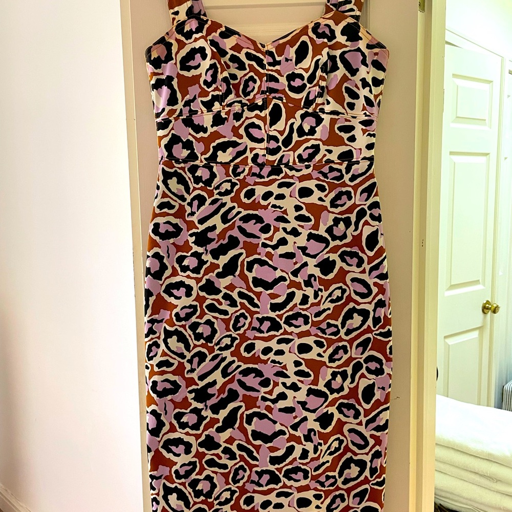 JCrew Leopard Print Dress